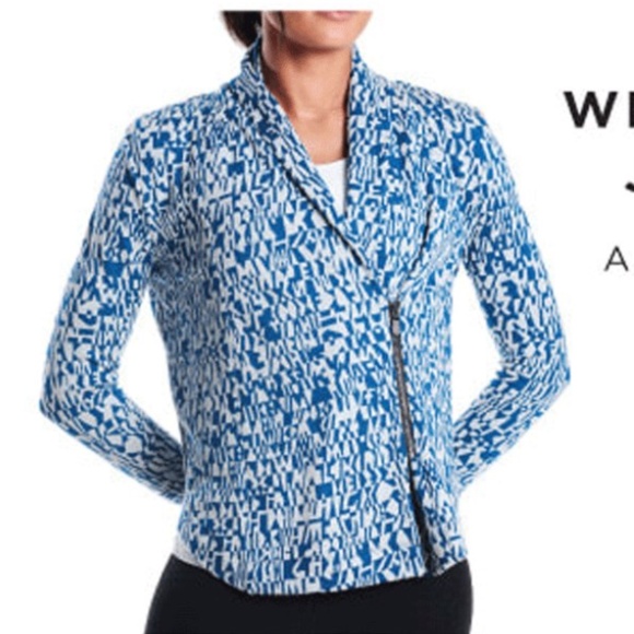 oiselle Sweaters - Oiselle Wazzie Wool Jacquardigan Cardigan Zip